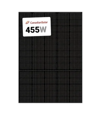 Canadian Solar 455W Black Monofacial Panel