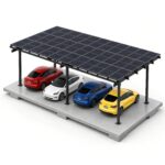 Steel Solar 2-Car Carport (Wide-Bay) – Black 27-Panel Ready Structure (Panels Sold Separately) - Image 2