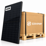 Seraphim 440W N-Type Bifacial Full Black Solar Panels – 36 Panel Pallet (SRP-440-BTD-BG)