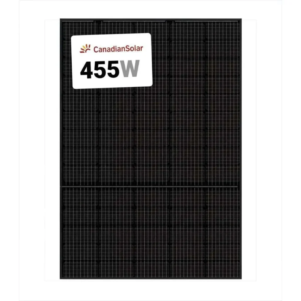 Canadian Solar 455W Black Monofacial Panel