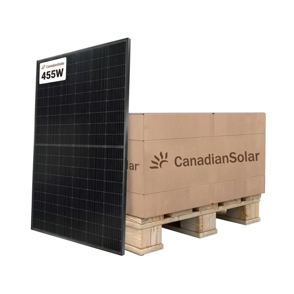 Canadian-solar-455W-pallets