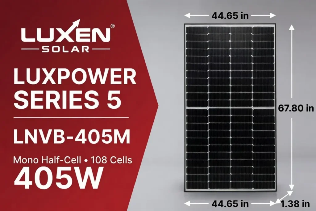 Luxen Solar LUXPOWER Series 5 405W Mono-Description