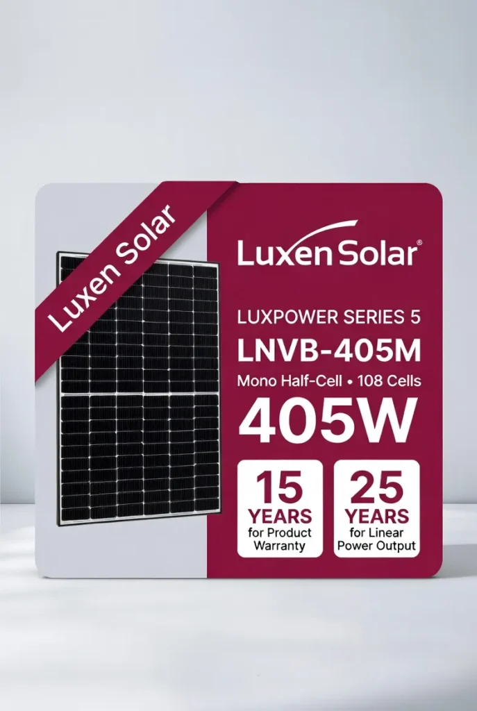Luxen Solar LUXPOWER Series 5 405W Mono-warranty
