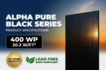 REC Alpha Pure 395W Solar Panel-Description